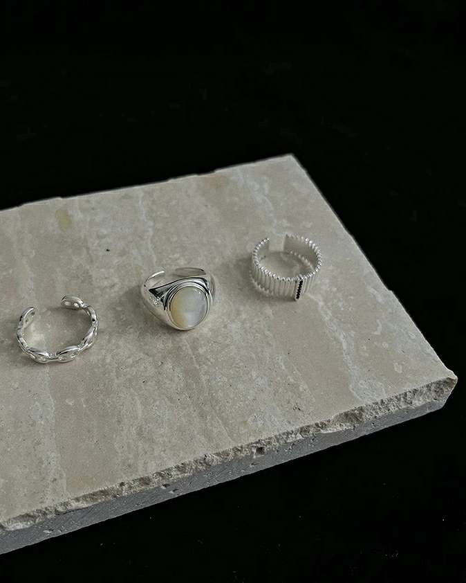 Monora *Time Gear* Silver Ring