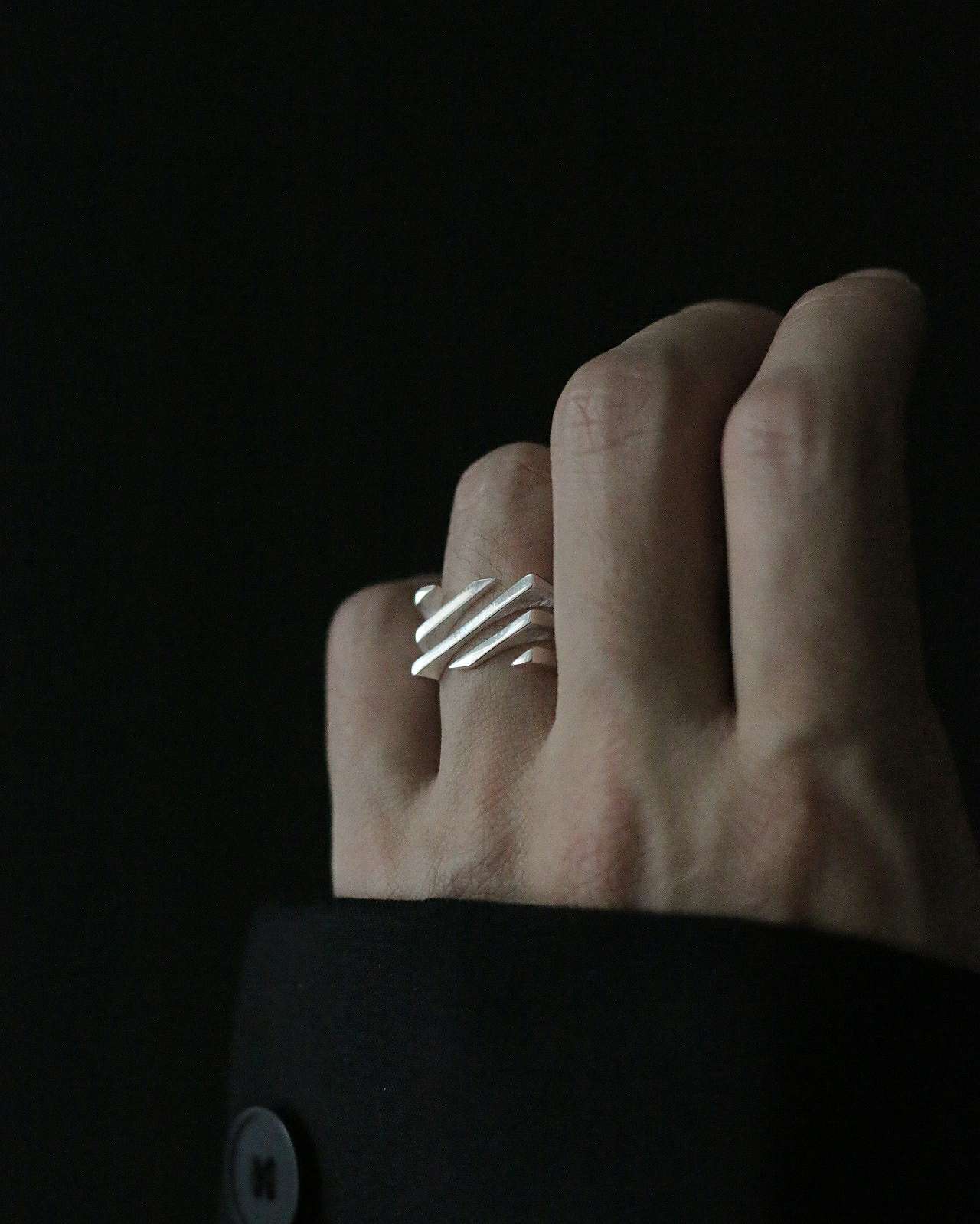 Monora *Laser* Silver Ring