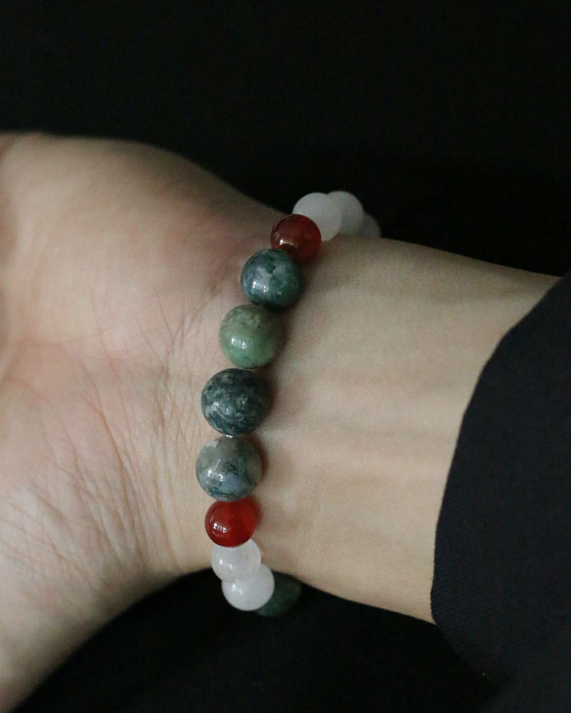 Monora Enchanting Agate Stone *Christmas* Bracelet