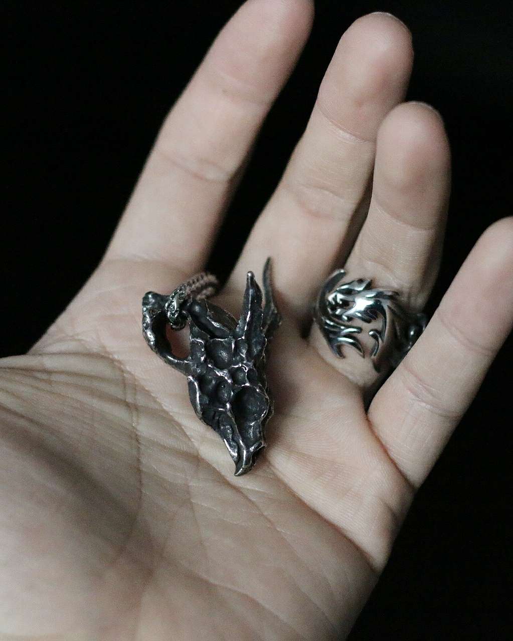 Monora Dragon Fossil Pendant