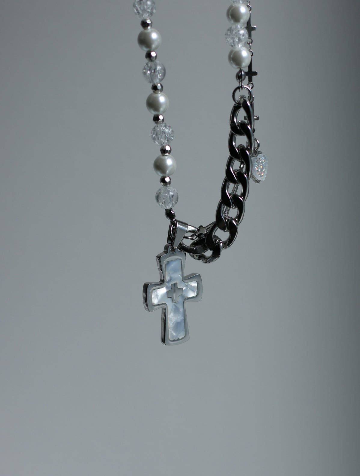 Monora Dark Gothic *Big Cross* Necklace