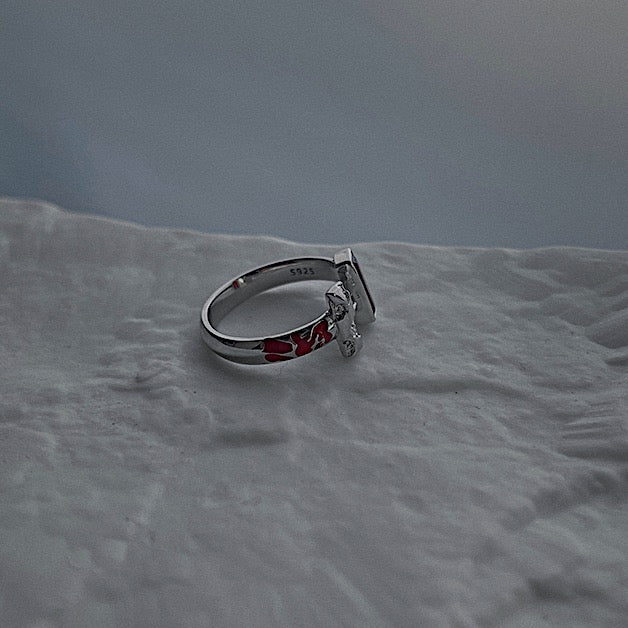 Monora Dark Fashion *Lava* Ring in 925 Silver