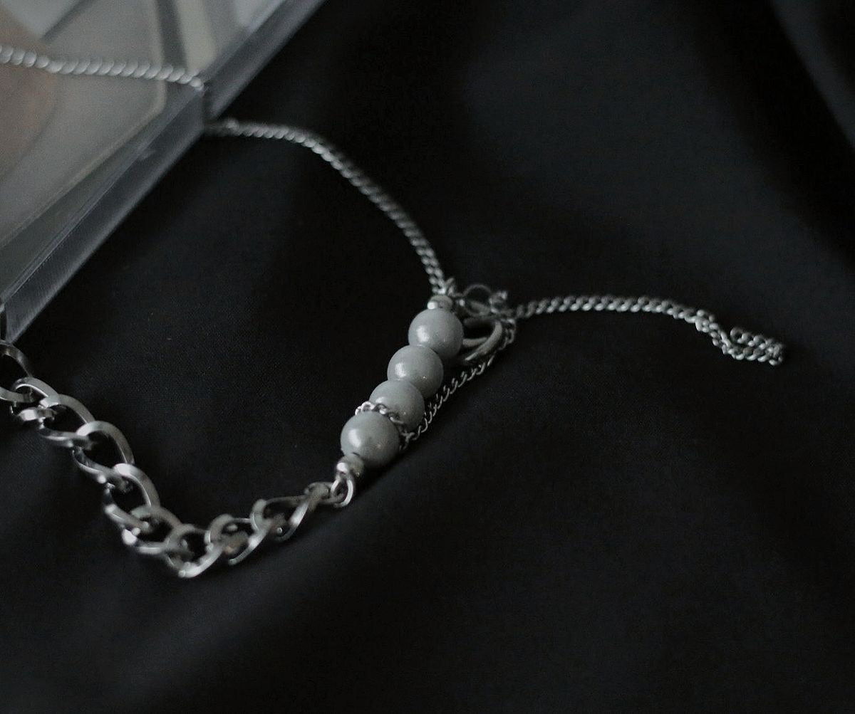 Monora Dark Gothic *Night Pearls* Bracelet