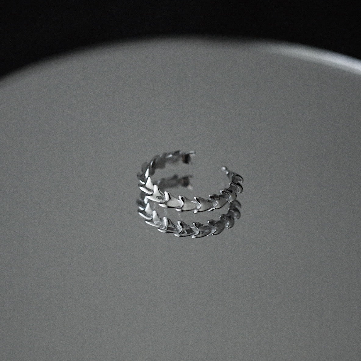 Bague Monora Dark Gothic *Time Out* en Argent 925