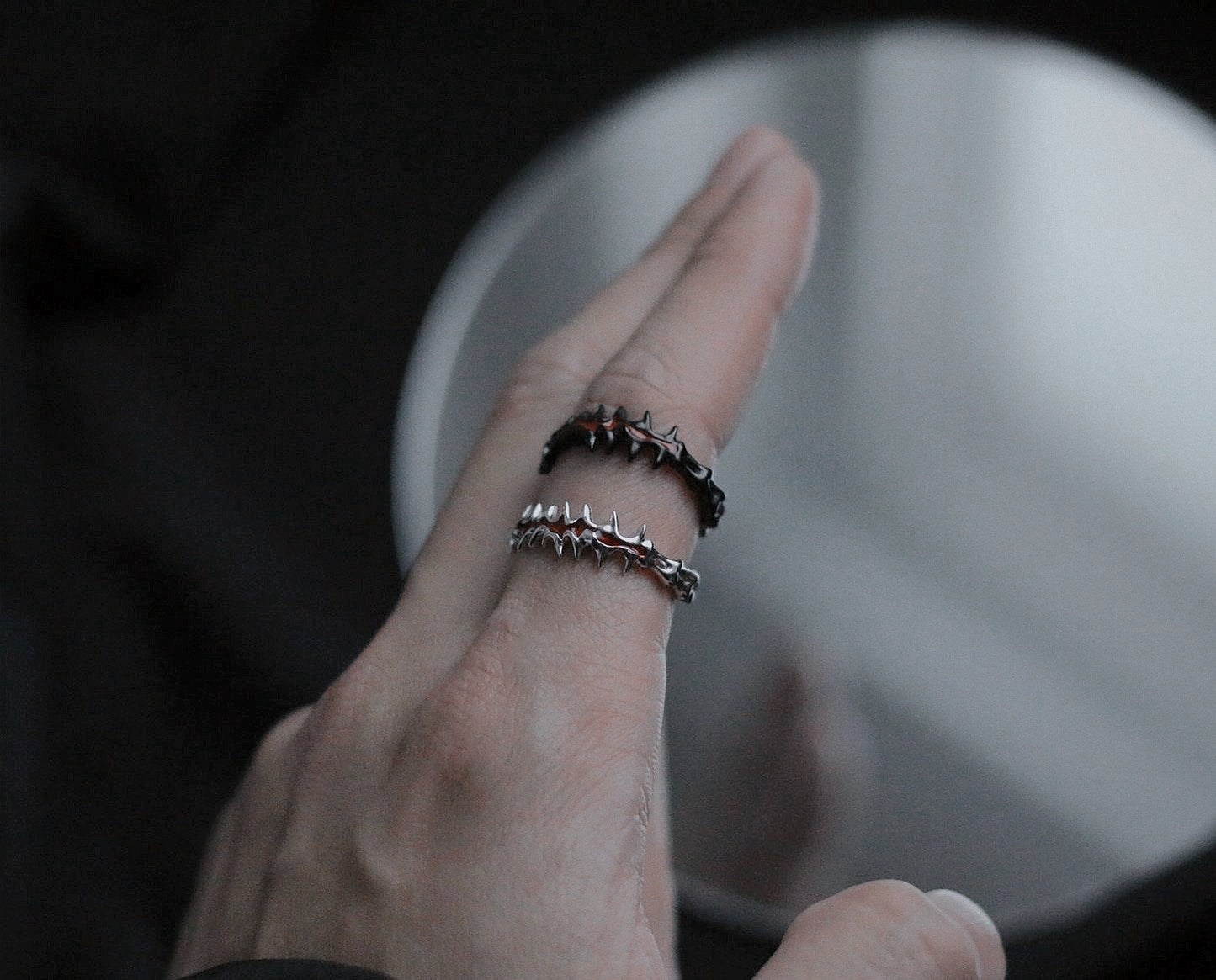 Monora Gothic *Stachel* Ring in 925 Silber