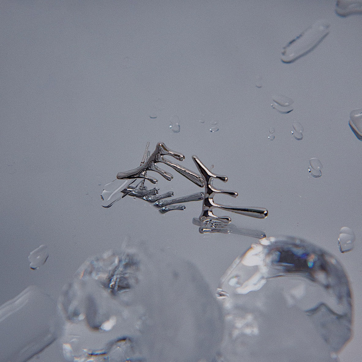 Monora Goth *Posion Drops* Stud Earring in 925 Silver