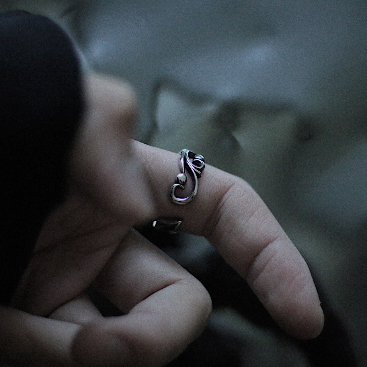 Monora Dark Gothic *Graphic* Ring