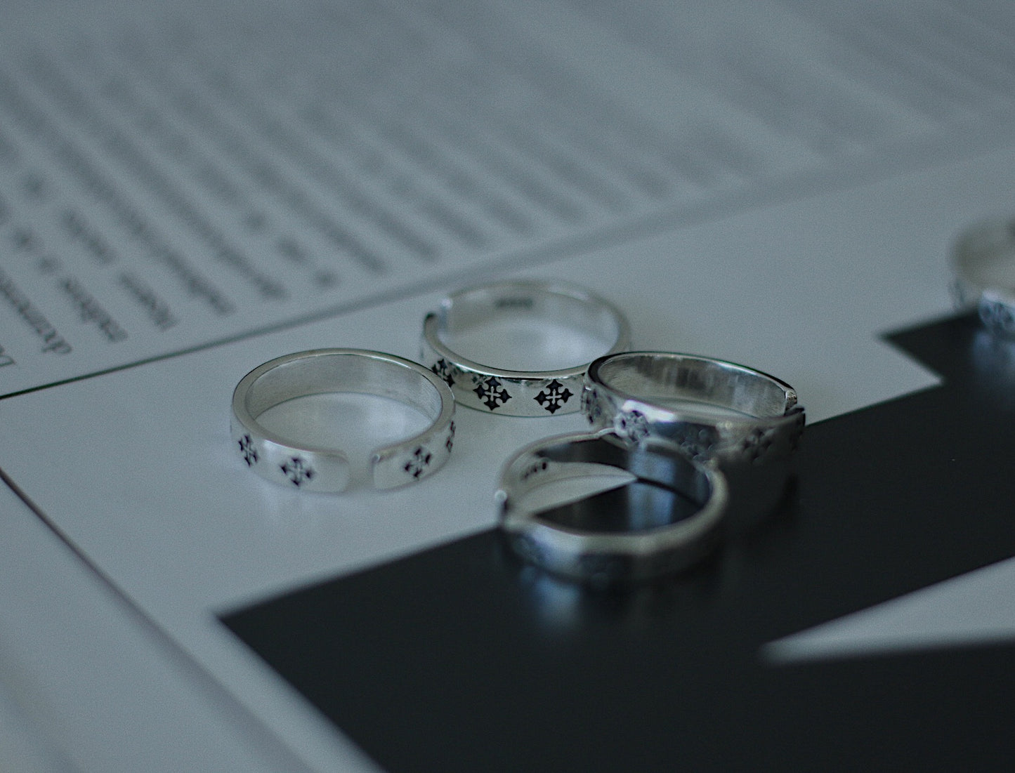 Monora Gothic *Einsiedler* Ring in 925 Silber