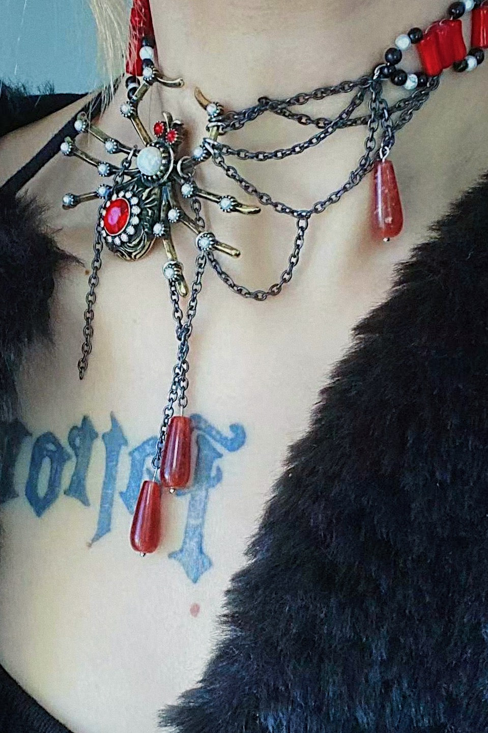 Monora Dark Gothic *Geburt* Anhänger aus Titanstahl