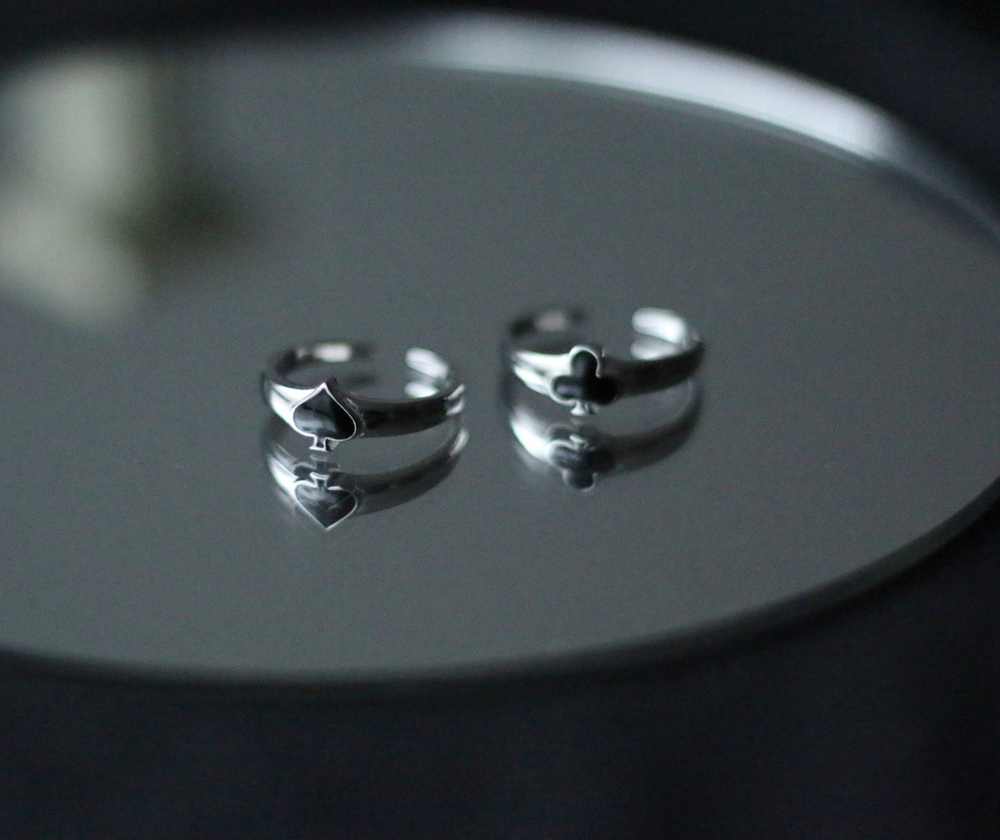 Monora Dark Gothic*Spade* Ring in 925 Silber