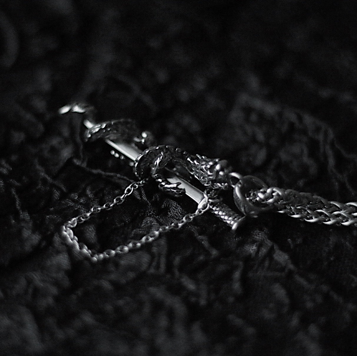 Monora Dark Gothic *Dragon Sword* Necklace