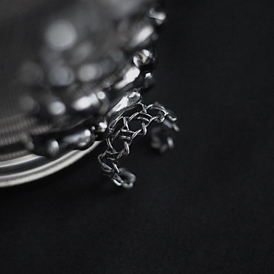 Monora Dark Gothic *Time Out* Ring in 925 Silber