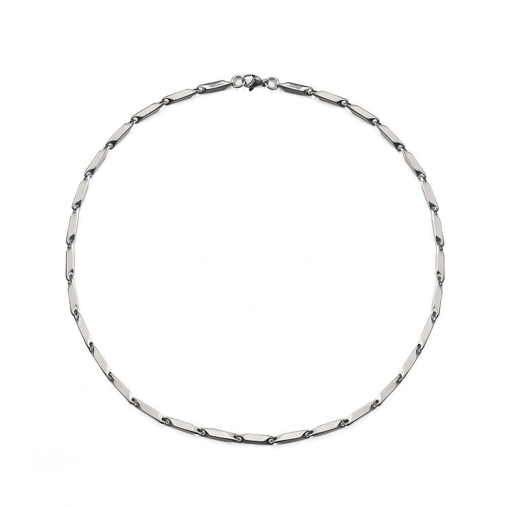 Monora Gothic *Flow* Necklace in Titanium Steel