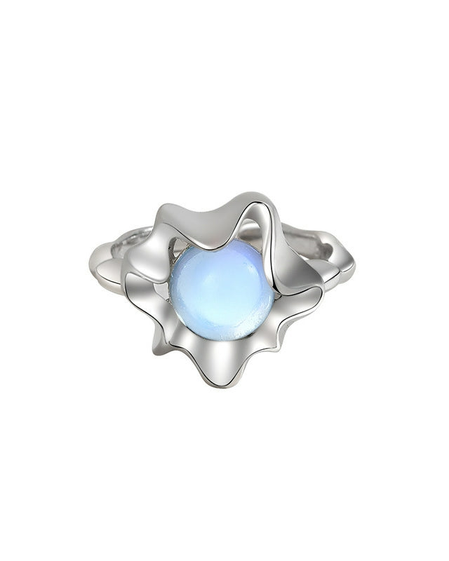 Monora *Blue Blossom* Silver Ring