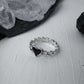Monora Dark Gothic *Girlish Whimsy* Ring in 925 Silver
