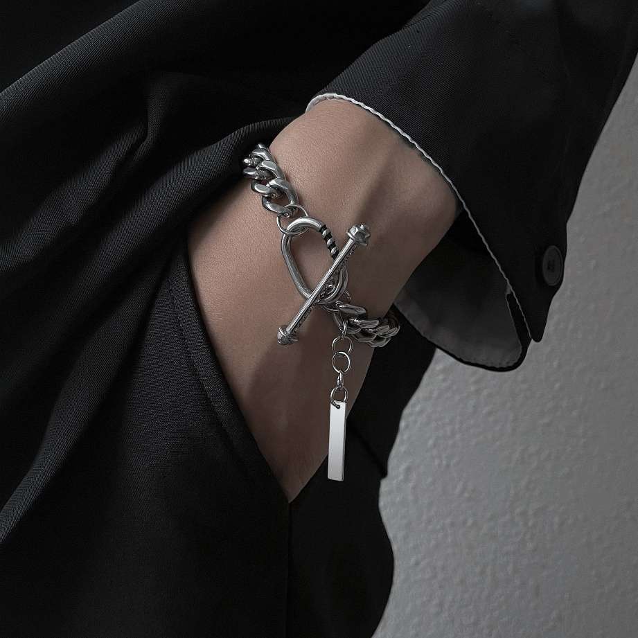 Bracelet Monora Dark Gothic *Sin* en Titane