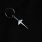 Monora Gothic *“Kunai* Stud Earring in Titanium Steel