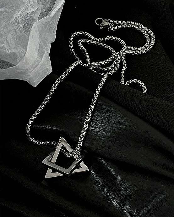 Monora *Geometric Symphony* Necklace - Unlock the Harmony of Shapes