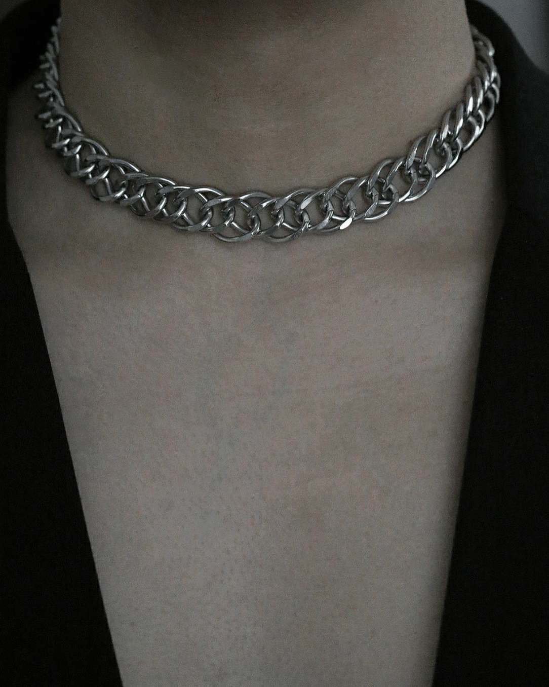 Monora Dark Fashion *Python Vertebrae* Necklace