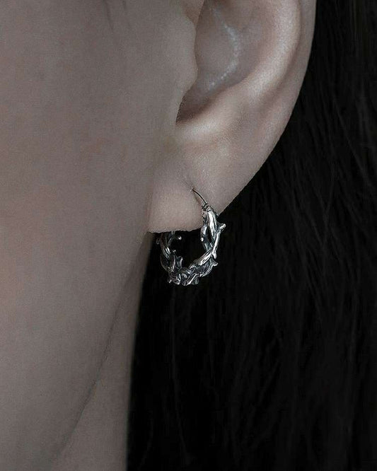 Monora Gothic *Labyrinth Circles* Earring