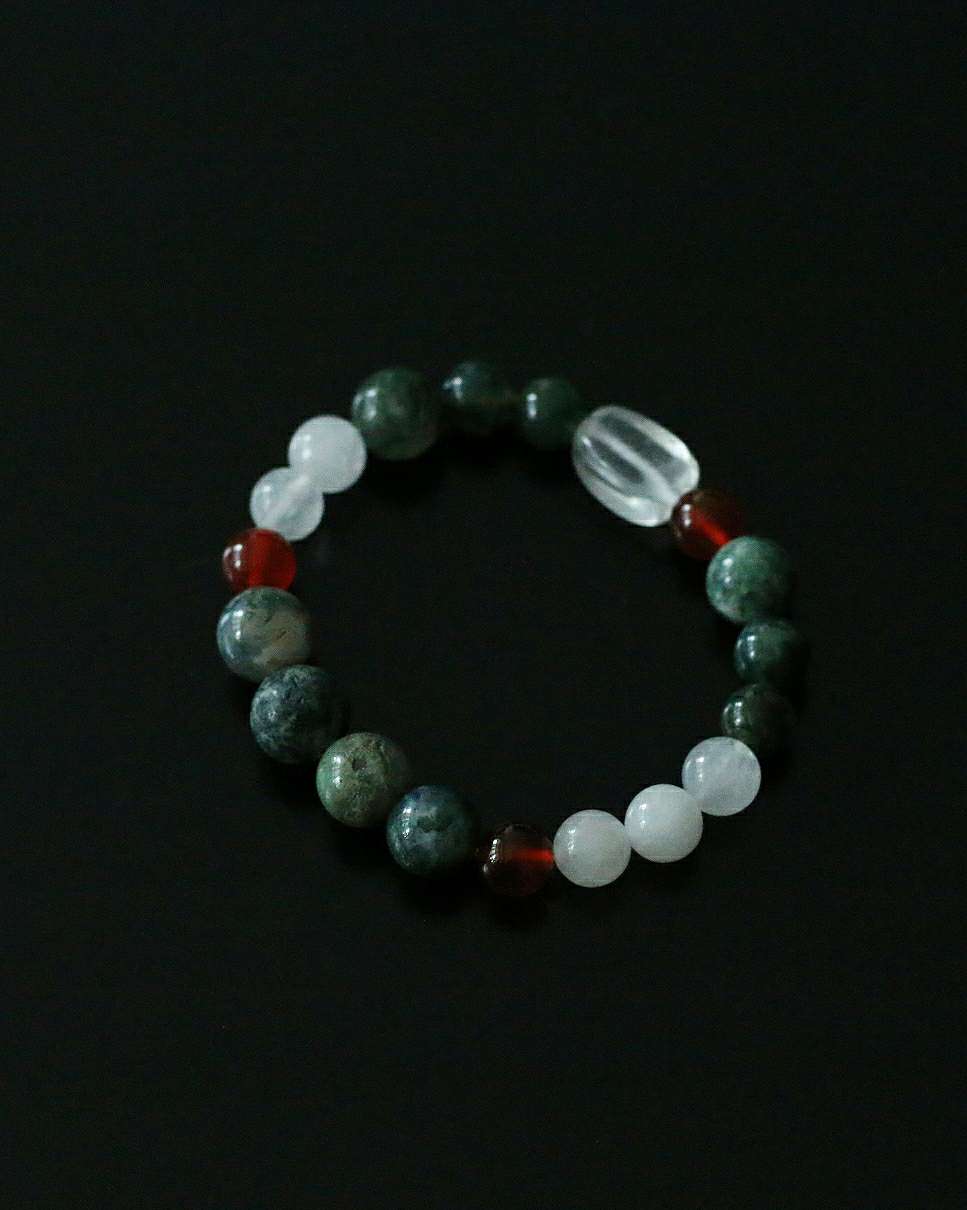 Monora Enchanting Agate Stone *Christmas* Bracelet
