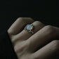 Monora *Blue Blossom* Silver Ring