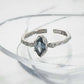 Monora Winter Memory Sapphire Silver Ring
