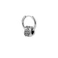 Crucifix Lock Hoop Stainless Steel Earring