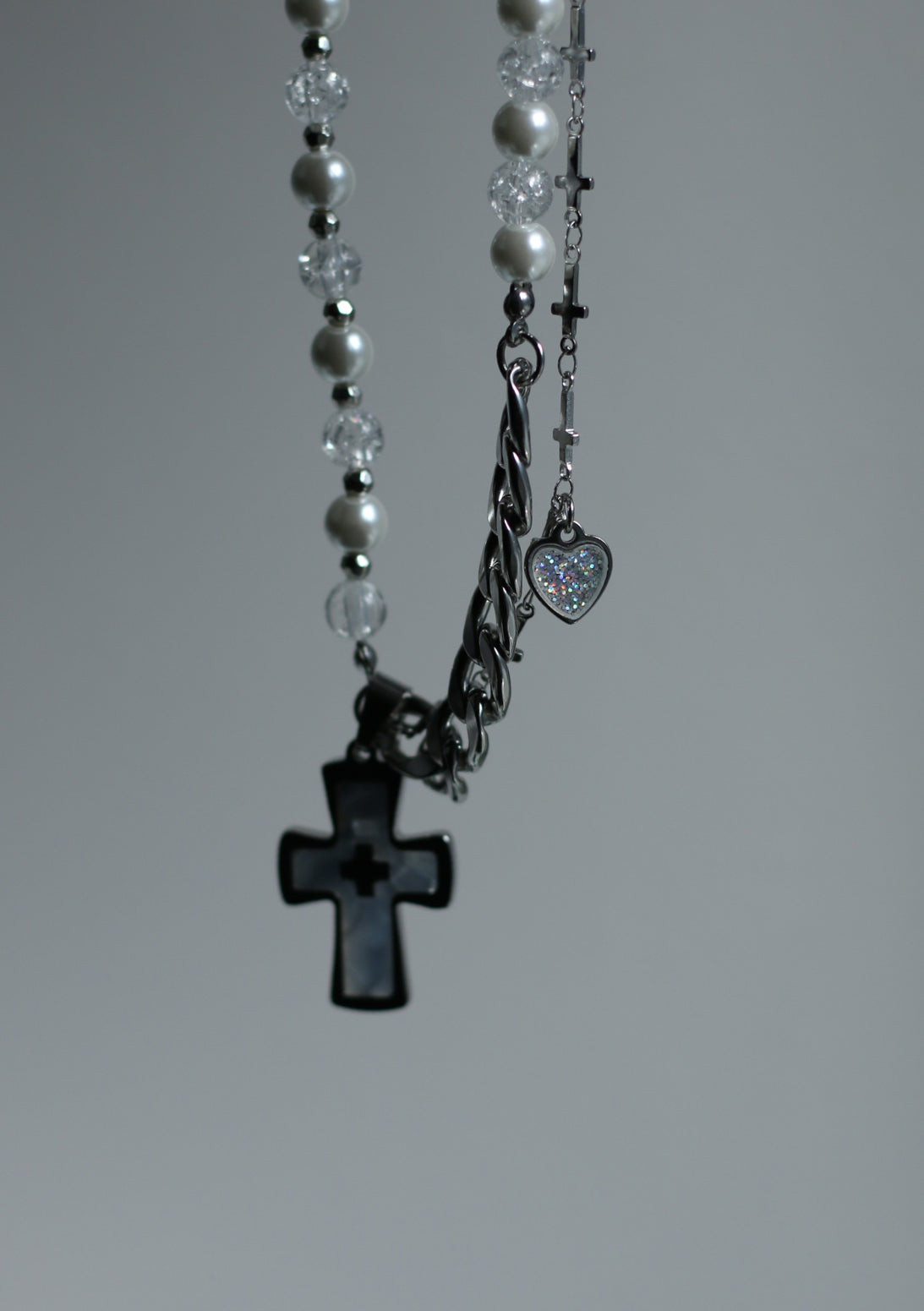 Monora Dark Gothic *Big Cross* Necklace