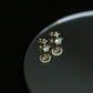 Monora Astro-Glamour *Saturn* Earrings - Shine Bright with Cosmic Elegance