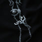 Collier Monora Dark Gothic *Grande Croix* en Acier au Titane