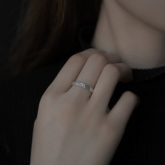 Monora Minimalist *Sun & Moon* Ring in 925 Silver