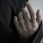 Monora Dark Gothic *Time Out* Ring in 925 Silber