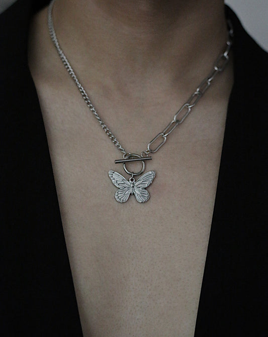 Monora Dark Gothic *Butterfly Effect* Necklace