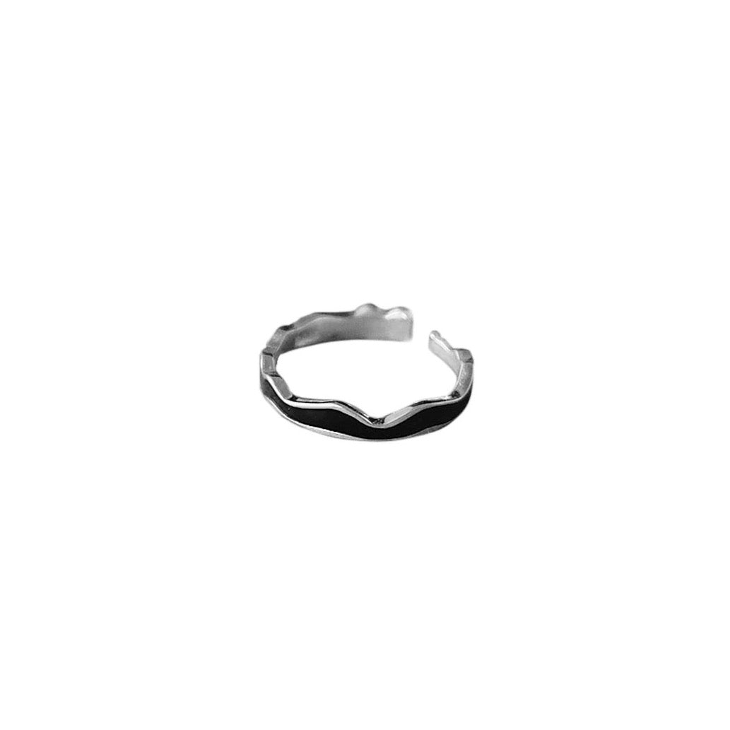 Monora Dark Gothic *Time Out* Ring in 925 Silber