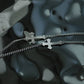 Bracelet Monora Dark Gothic *Double Croix* en Titane