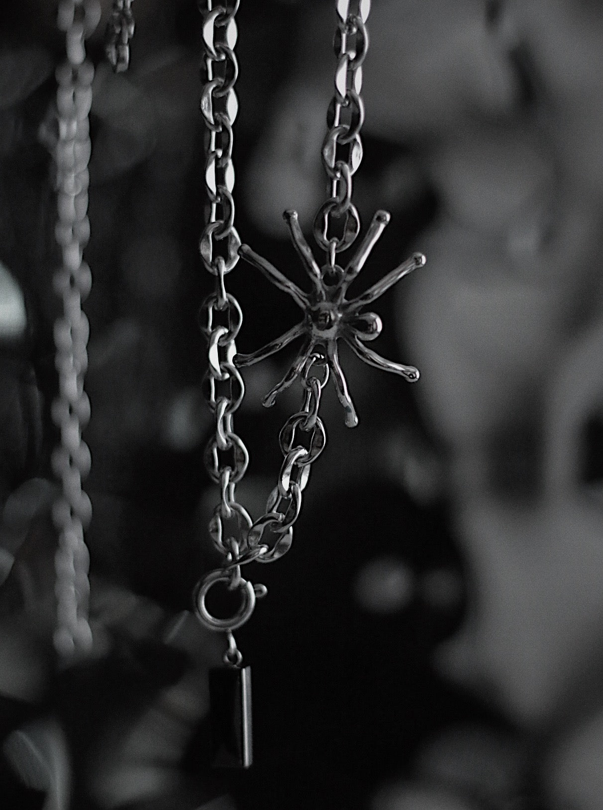 Monora Dark Gothic *Spider * Necklace