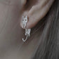 Monora Adorable *Little Lazy Cat* Stud Earring - Your Cat Lover