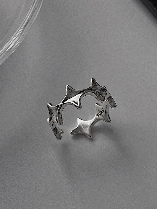 Monora Gothic *Superstars* Ring in 925 Silber