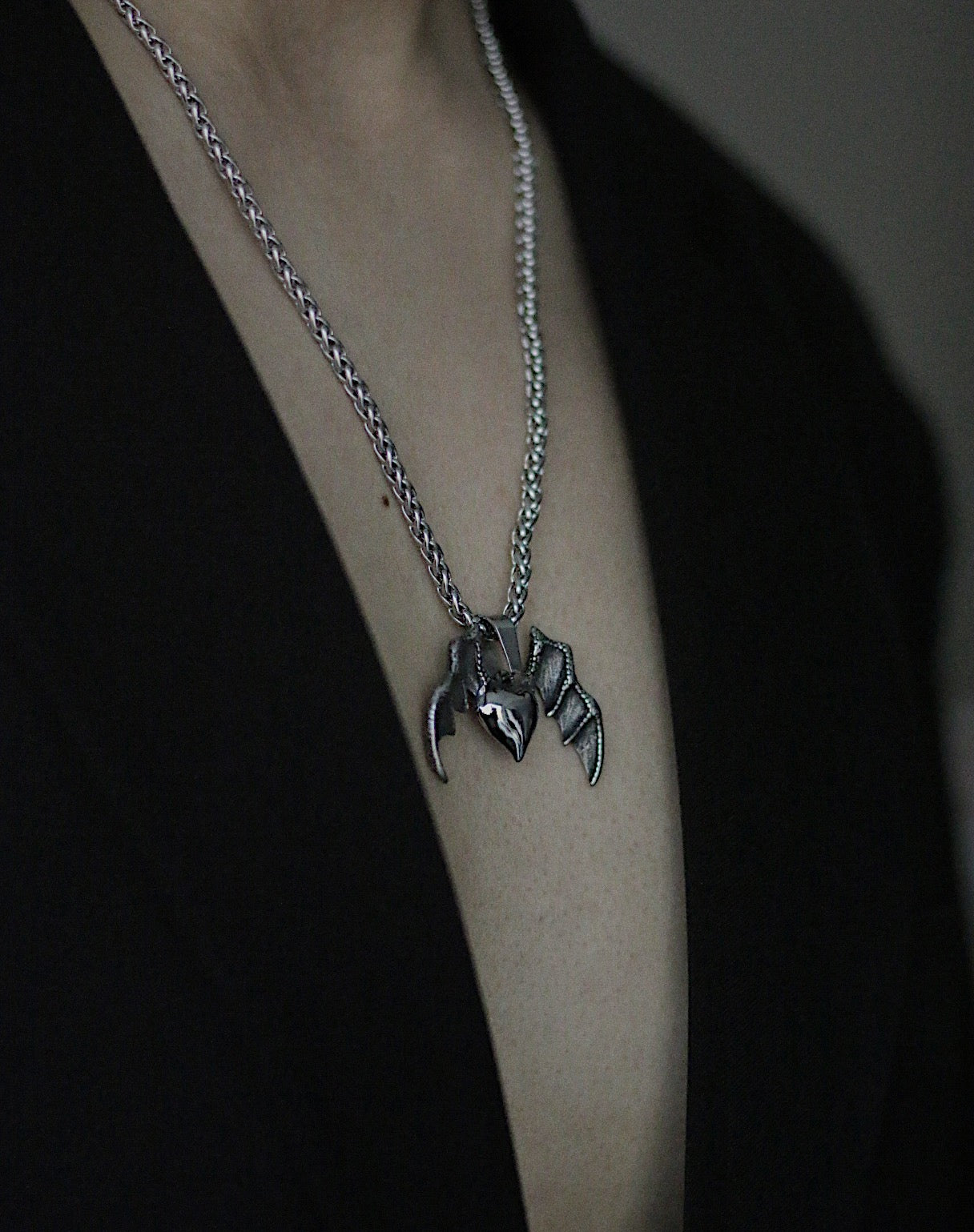 Monora Dark Gothic *Cold Heart* Pendant