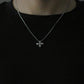 Monora Dark Gothic *Big Cross* Halskette aus Titanstahl