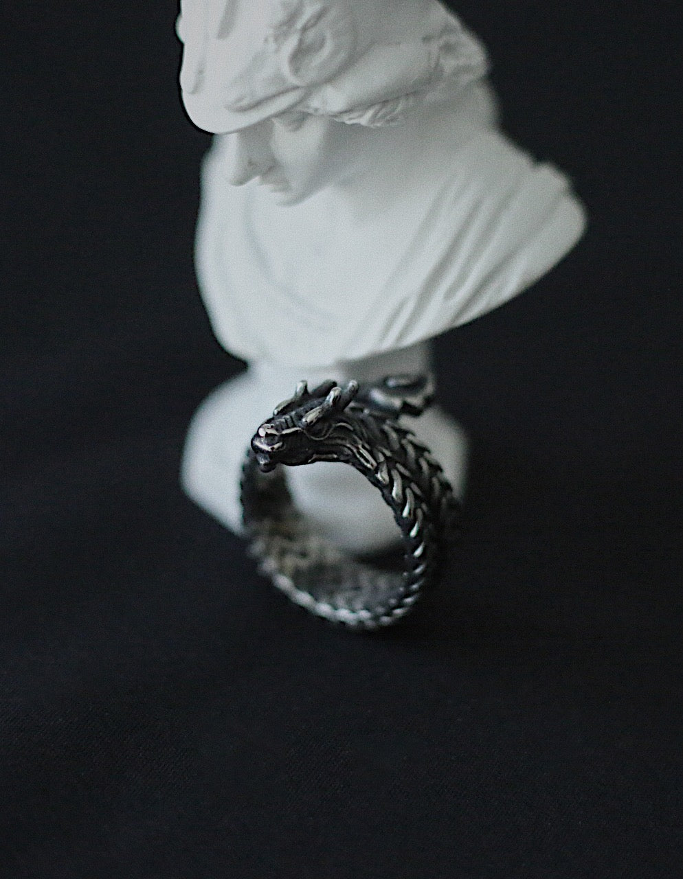 Monora Dark Gothic *Dragon- Drogon* Ring