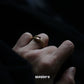 Monora Dark Gothic * Golden Two-Headed Kingsnake* Ring