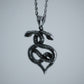 Pendentif Monora Dark Gothic *Cold Heart* en Acier au Titane