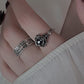 Monora Gothic *Wild Land* Ring in 925 Silver