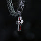 Monora Dark Gothic *Big Cross* Halskette aus Titanstahl