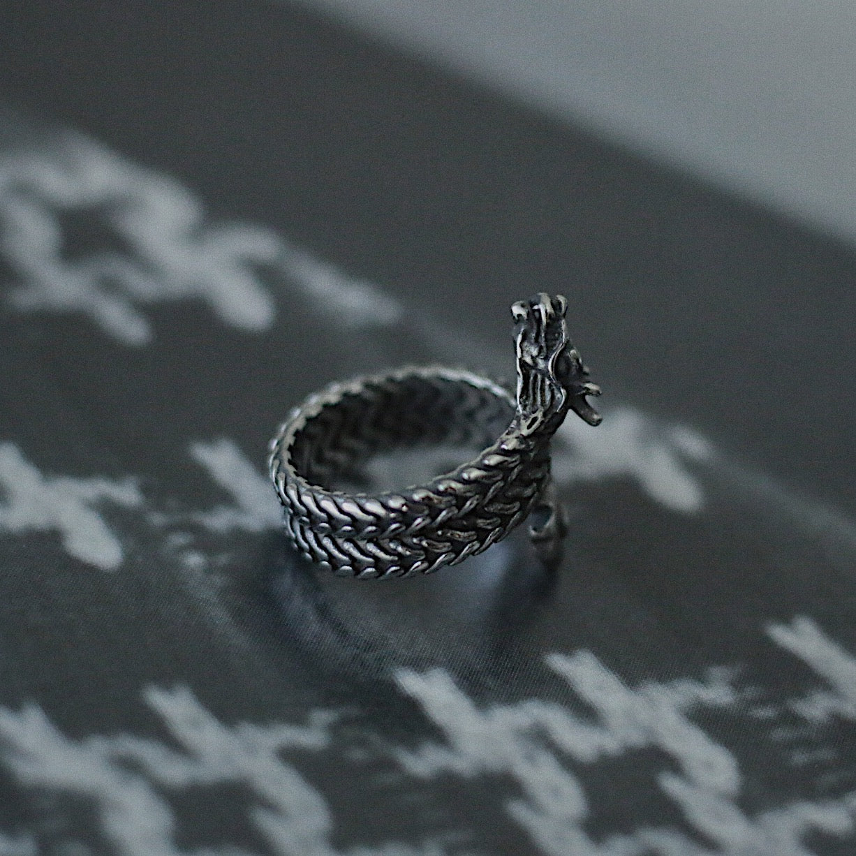 Monora Dark Gothic *Dragon- Drogon* Ring