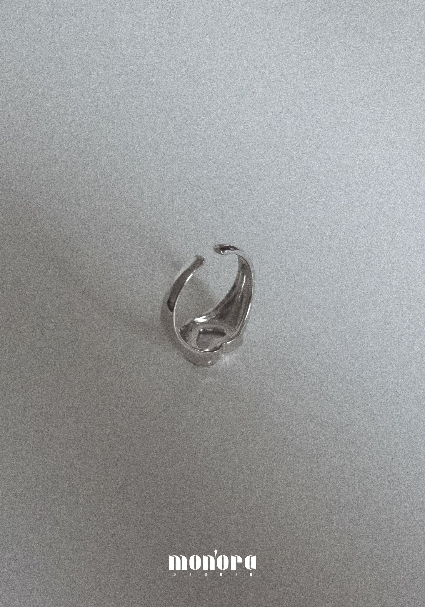 Bague Monora Cute *Coeur Blanc* en Argent 925