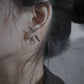 Monora Dark Gothic *Survivor* Stud Earring in 925 Silver