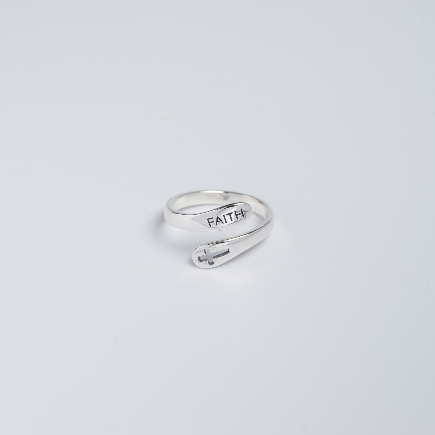 Monora Goth *Faith* Ring in 925 Silver